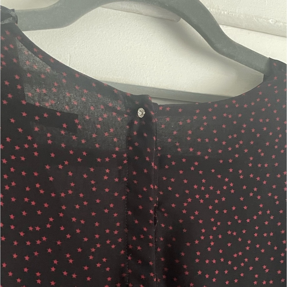 Zara Basic Star Print Dress. Pre-Owned. - Picture 6 of 9